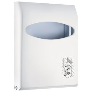 Dispenser per carta copri-water / copri WC - bianco - art 662 Mar Plast