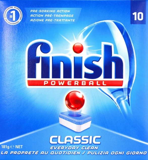 FINISH Classic pastiglie per lavastoviglie - confezione da 10 pezzi