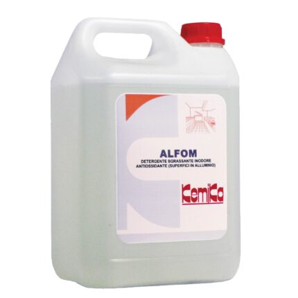 Alfom detergente sgrassante antiossidante per superfici sensibili alla soda (alluminio