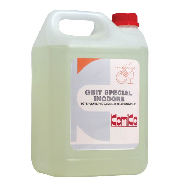 Grit Special detergente sgrassante inodore per cucine e pre-ammollo stoviglie - 5 kg